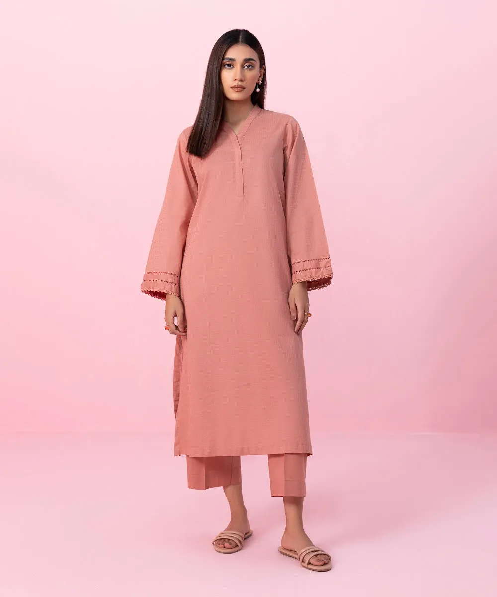 2 Piece - Solid Jacquard Suit