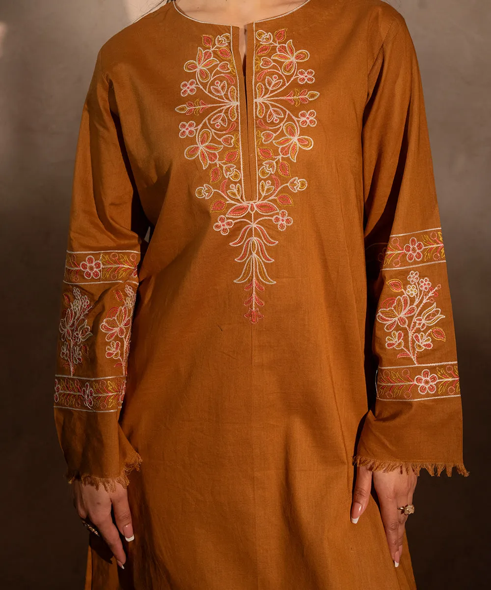 2PC - Embroidered Lawn Cotton Suit
