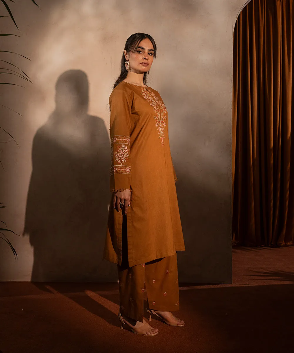 2PC - Embroidered Lawn Cotton Suit