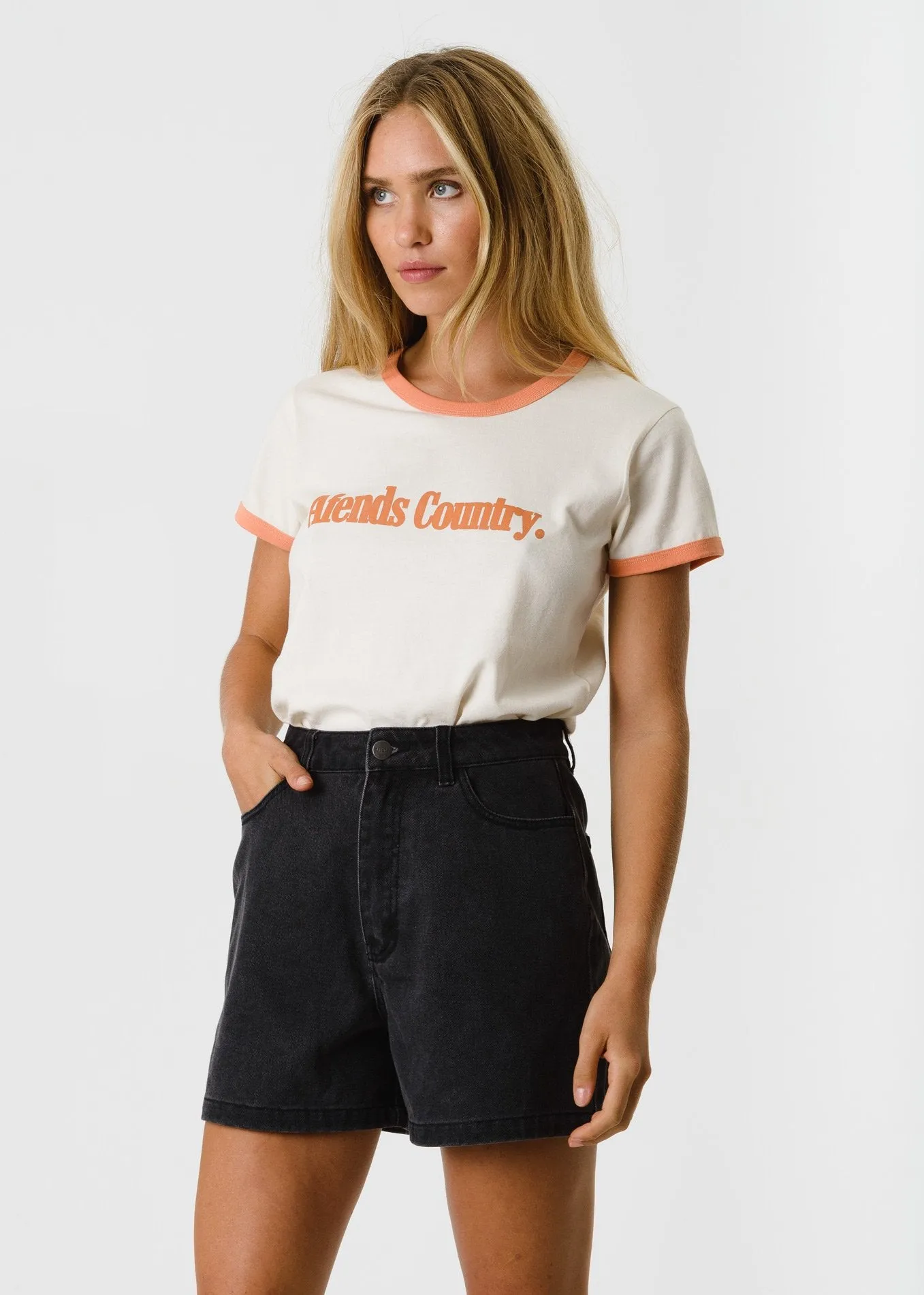 Afends Womens Afends Country - Ringer Tee