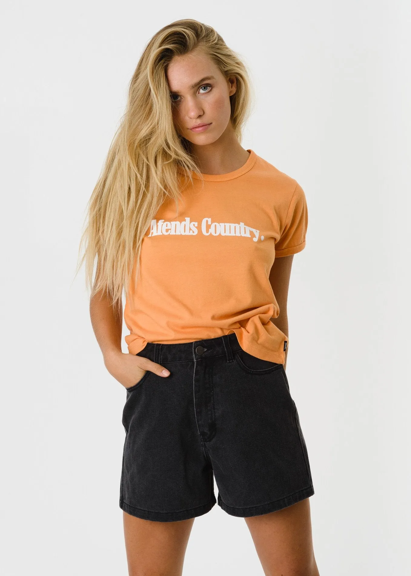 Afends Womens Afends Country - Ringer Tee