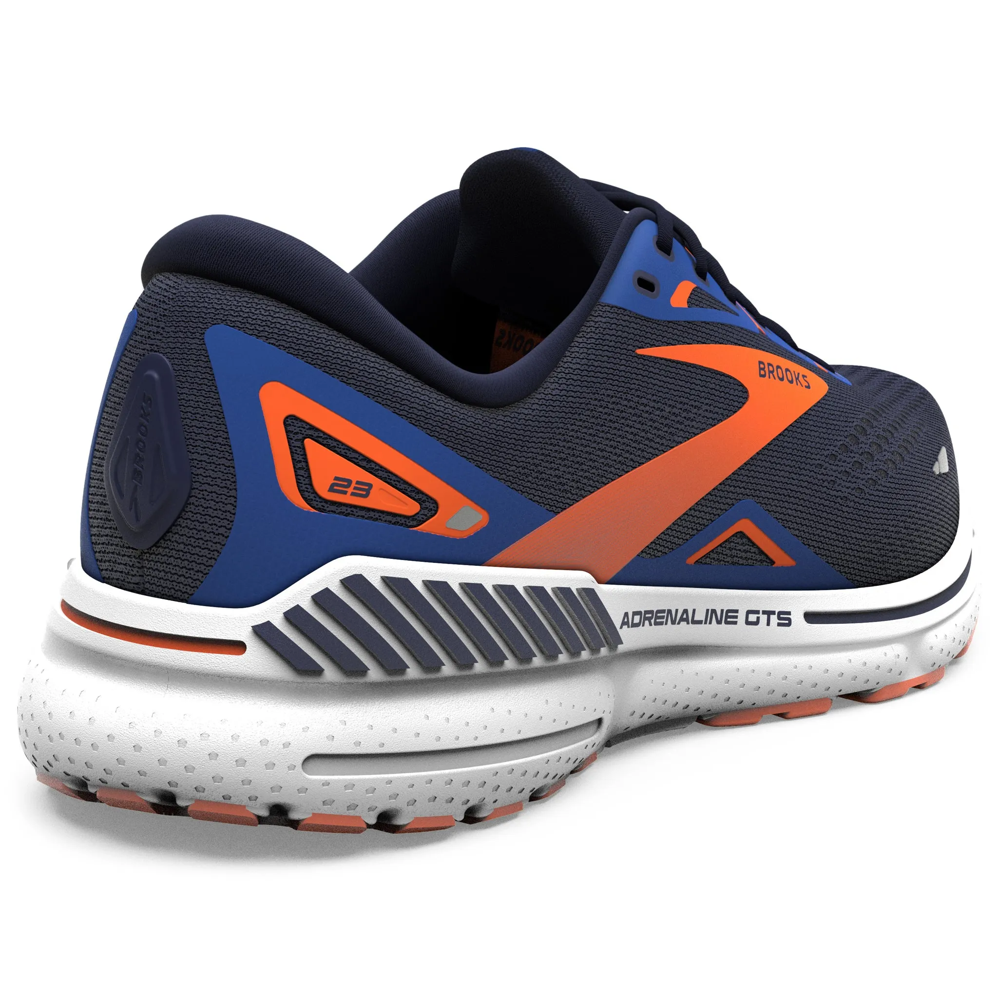 Brooks Adrenaline GTS 23 Men's Peacoat Orange Surf the Web