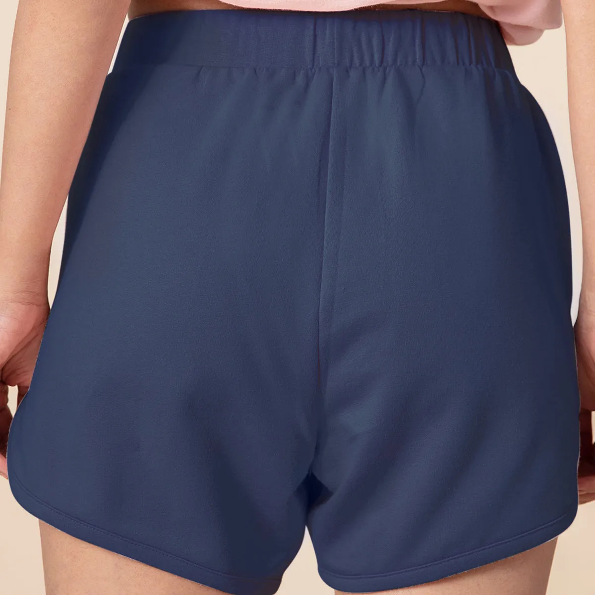 Chill-Pill Cotton Terry Shorts Nykd All Day-NYK039-Peacoat Navy