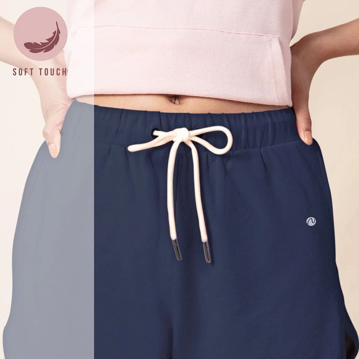 Chill-Pill Cotton Terry Shorts Nykd All Day-NYK039-Peacoat Navy