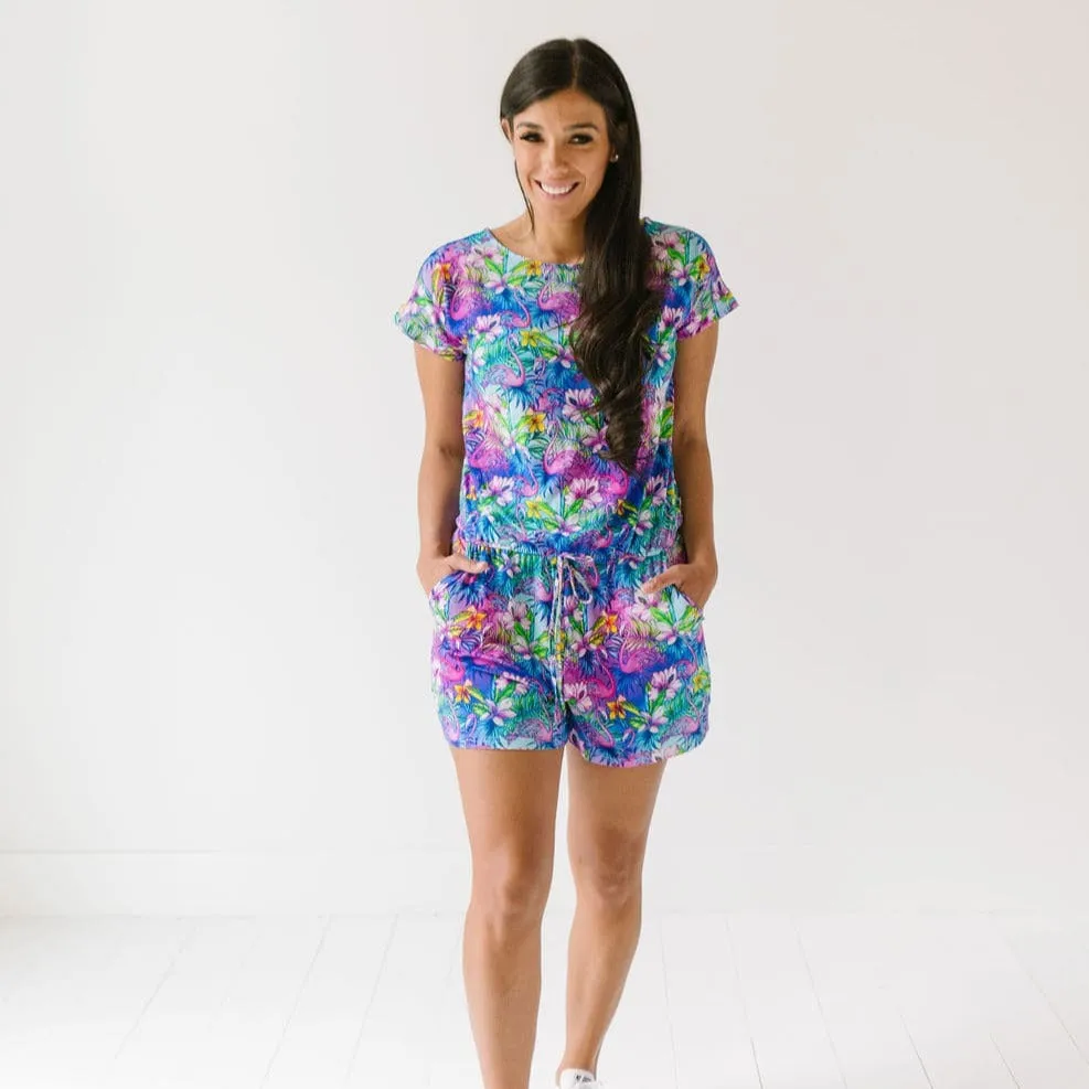 Flocking Fabulous Women's Shortie Romper