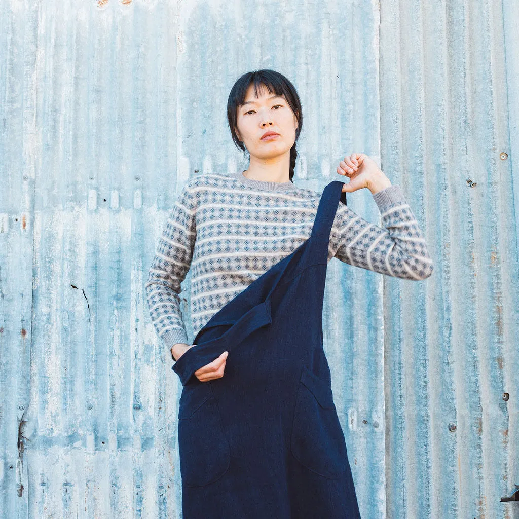 Jacquard Sweater - 100% Lambswool - Hazel Melange (2-12y )