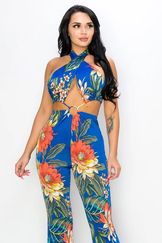 My Sunset Love Tropical Romper