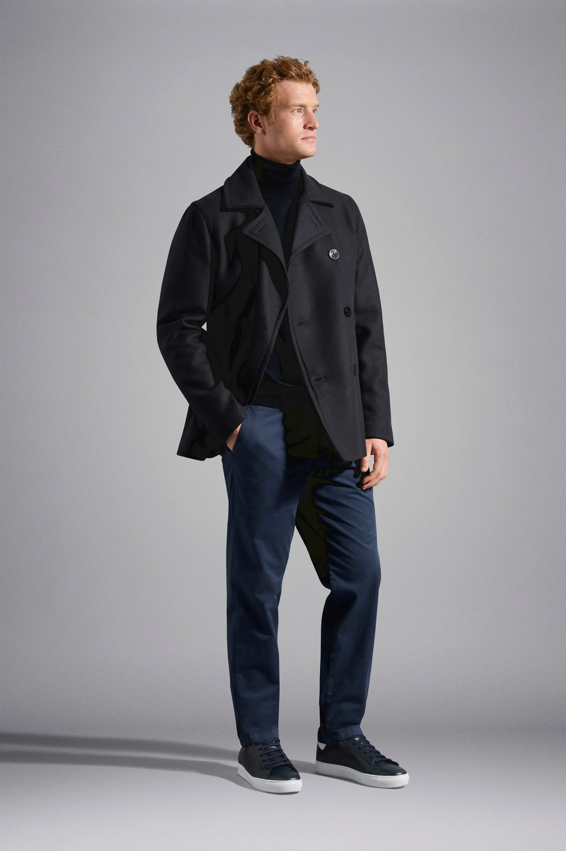 Paul&Shark Re-Wool Iconic Peacoat