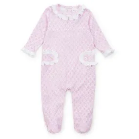 Scalloped In Pink Lucy Romper