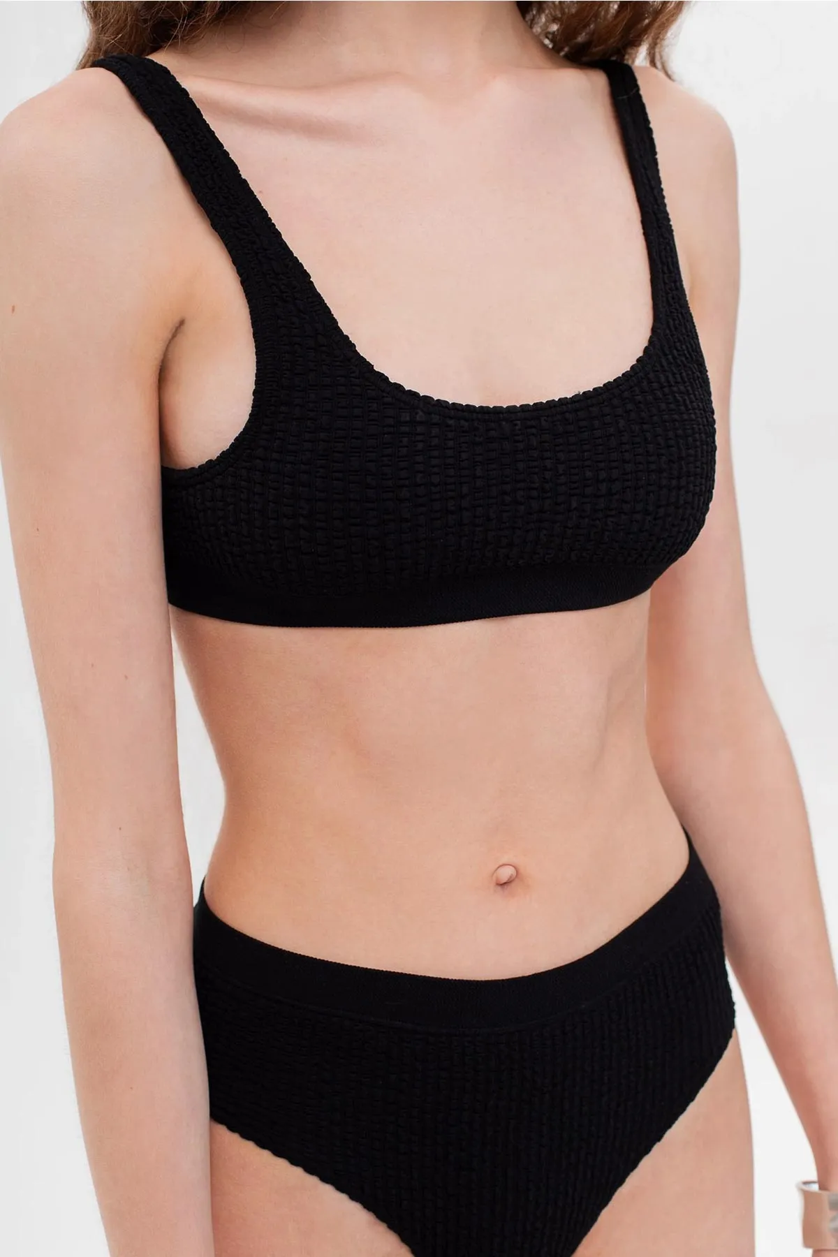 Seamless Bikini Set In Black