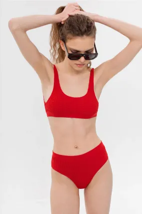 Seamless Bikini Set In Red