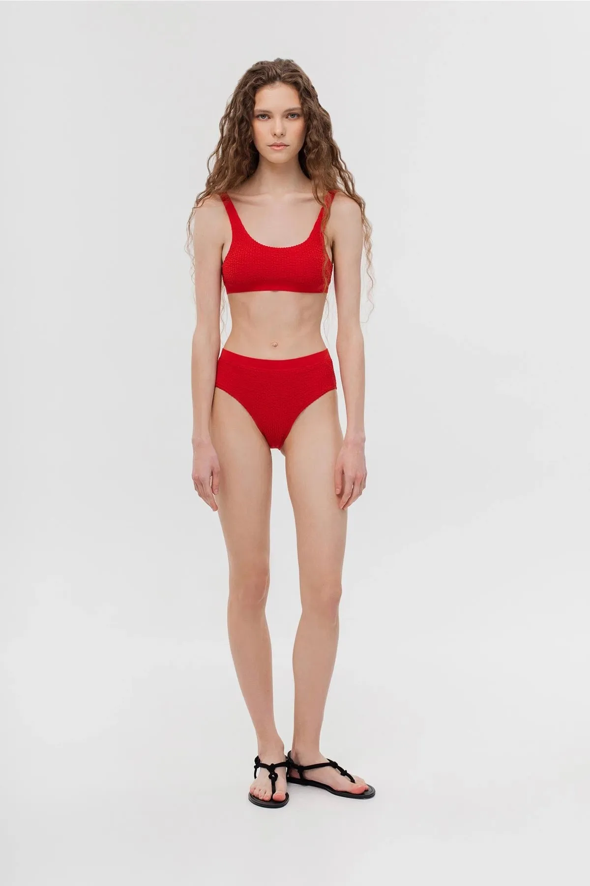 Seamless Bikini Set In Red