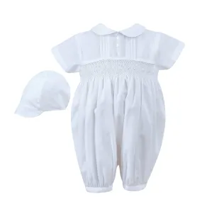 Short Sleeve Romper & Hat
