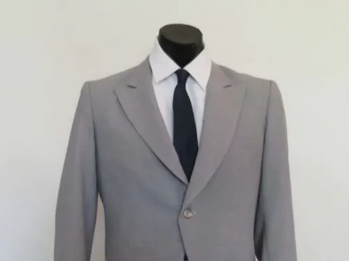 Size 4 - Grey Morning Coat, Tailcoat by Adelaide Tailoring - 1970s