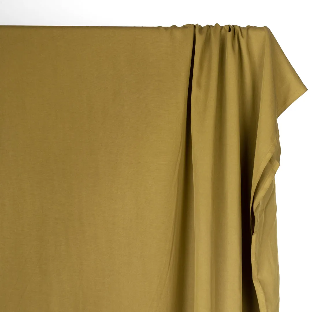 Slubby Lyocell Linen Twill - Light Elmwood