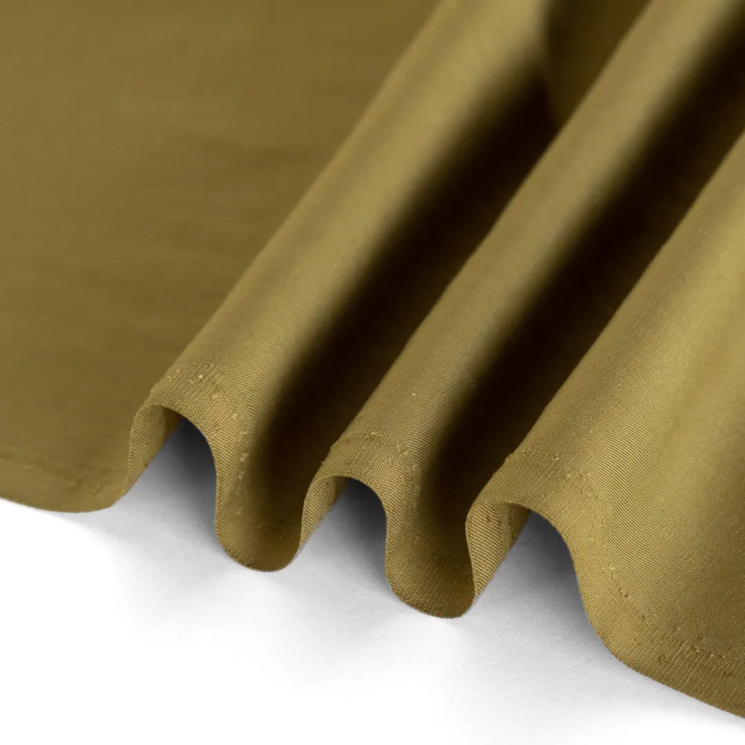Slubby Lyocell Linen Twill - Light Elmwood