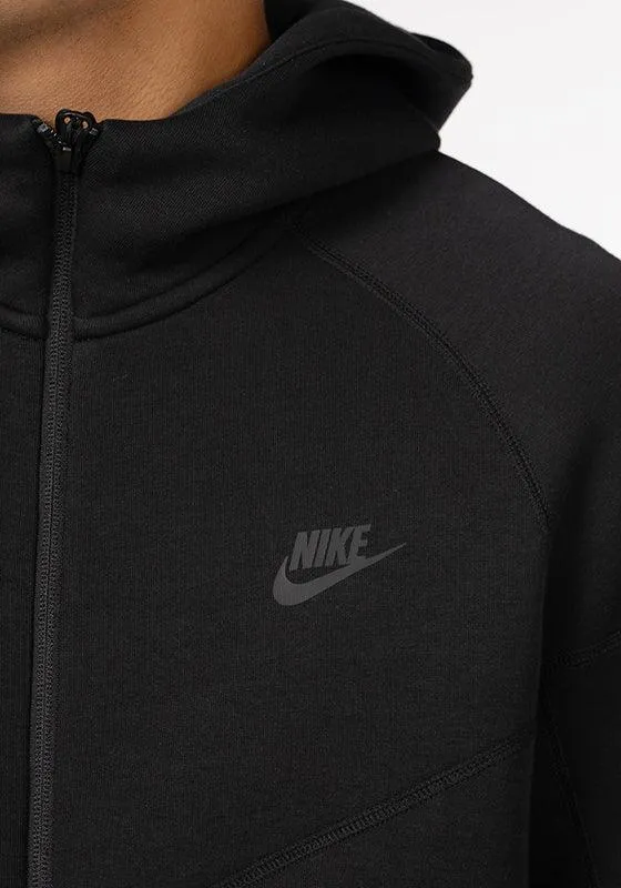Tech Fleece Windrunner Full-Zip Hoodie - Black