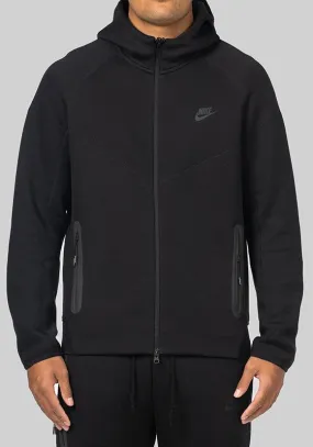 Tech Fleece Windrunner Full-Zip Hoodie - Black