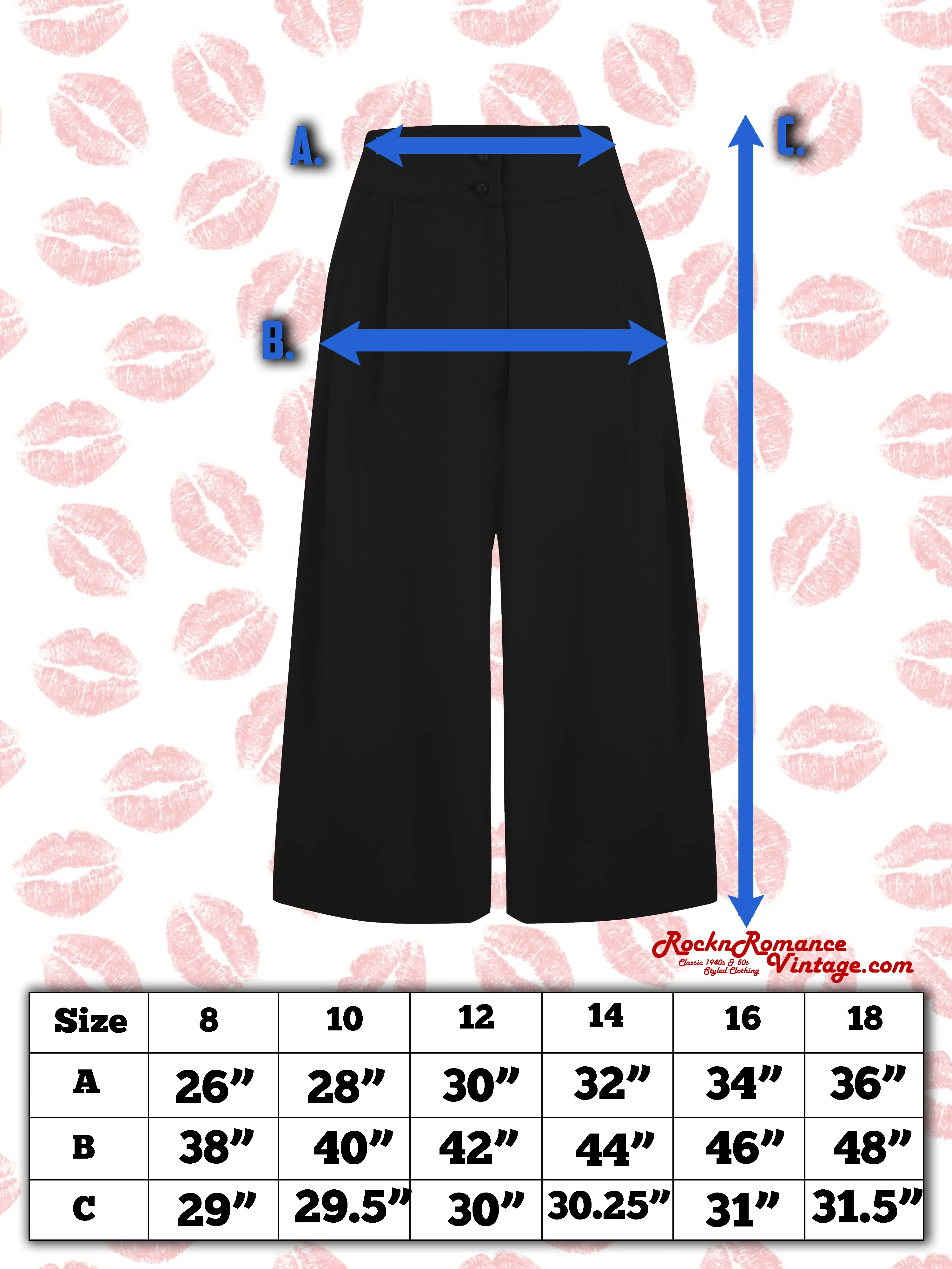 The "Sophia" Palazzo Culottes in Solid Green, Classic & Easy To Wear Vintage Inspired Style