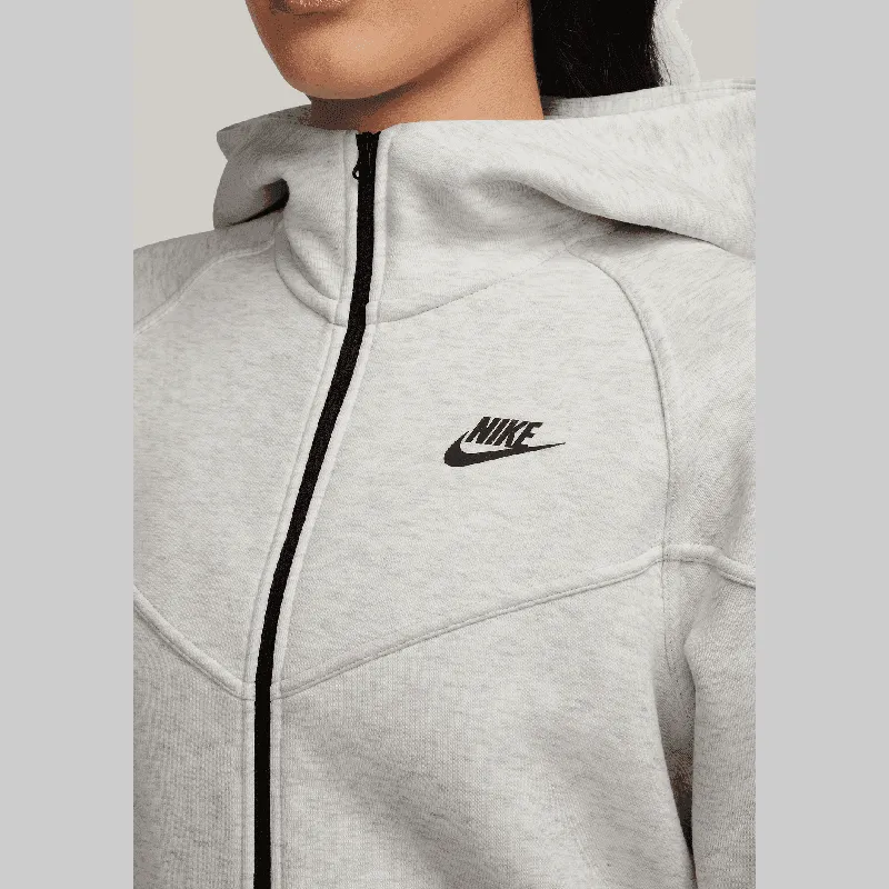 W Tech Fleece Windrunner Full-Zip Hoodie - Light Grey