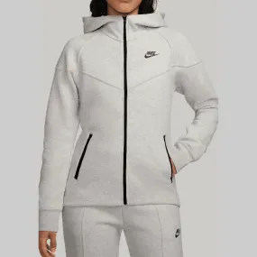 W Tech Fleece Windrunner Full-Zip Hoodie - Light Grey